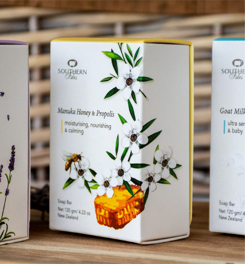 Manuka Honey and Propolis Soap for antibacterial skin