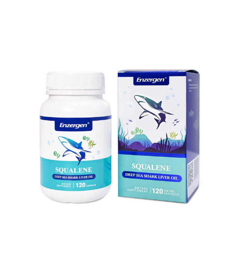 Squalene deep sea shark liver oil for immune and skin health