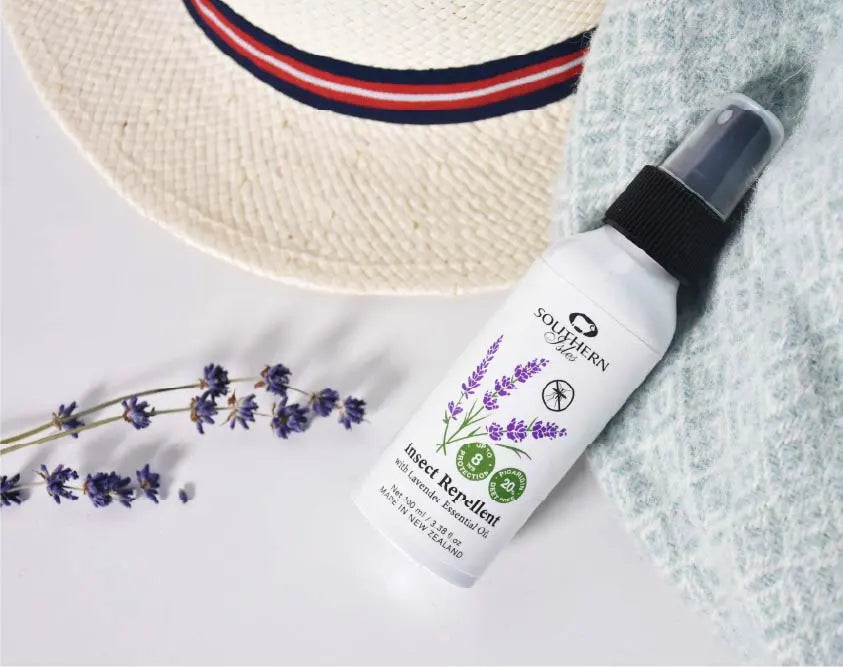 Product image of Insect Repellent with Lavender Oil from KiwiCorp – effective and gentle outdoor skin protection.