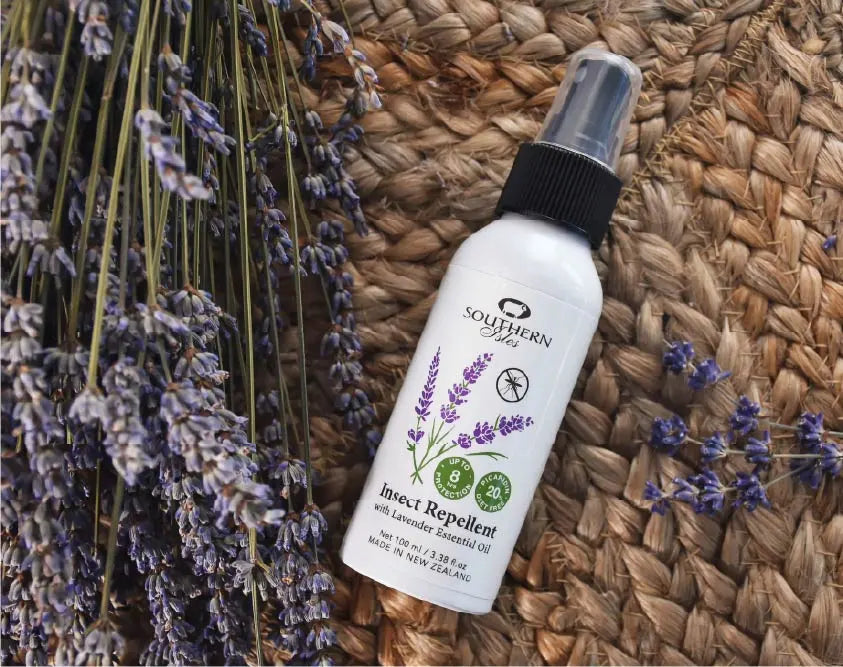 Product image of Insect Repellent with Lavender Oil from KiwiCorp – effective and gentle outdoor skin protection.