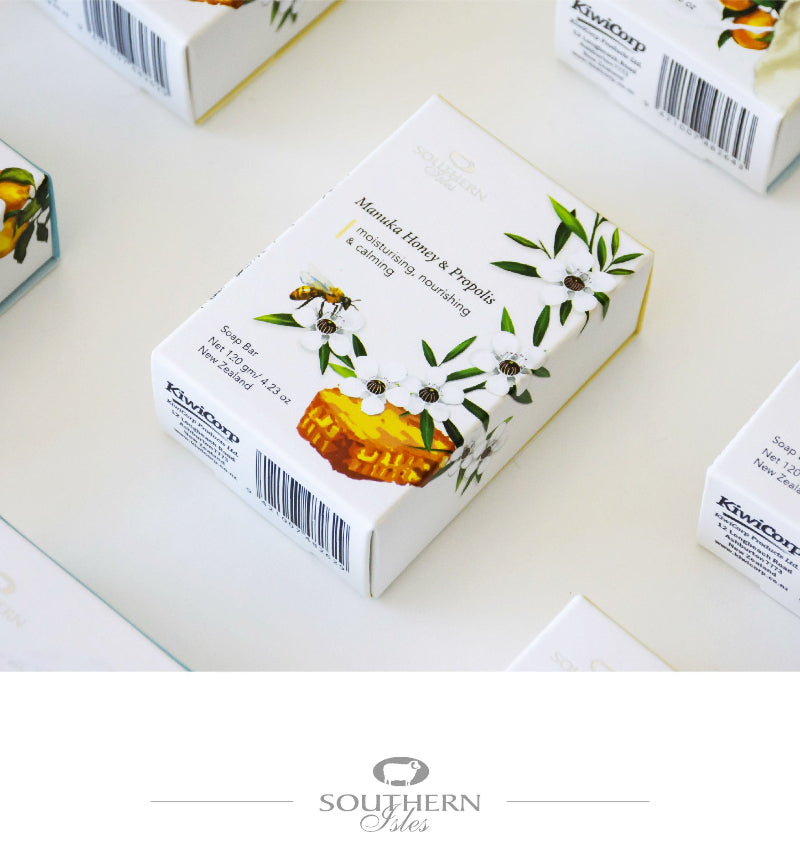 Manuka Honey and Propolis Soap for antibacterial skin